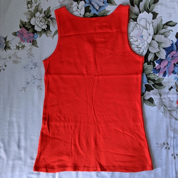 Uniqlo cotton tank - orange - Picture 2 of 5